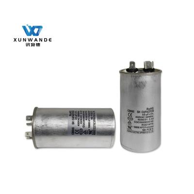 China CBB65 45uF 450v AC Motor Capacitor ROHS C-Class 3000 Hours SH S2 for sale