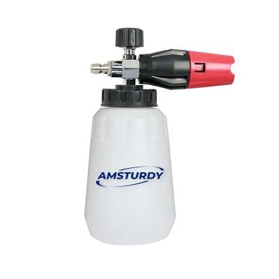 China AMSTURDY FC03N 1/4 Car Wash Quick Connect Car Wash Pressure Snow Foam Lance Hi Fit Electric Cannon for sale