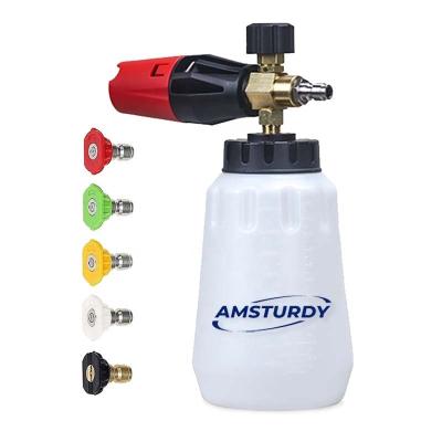 China AMSTURDY FCK04T Car Wash Station AMSTURDY FCK04T Wide Adjustable High Pressure Foam Seal Gun Neck Foam Cannon Diy Kit for sale