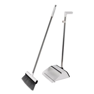 China Houshold Cleaning Sobam High Quality Household Broom and Dustpan Set and Lightweight Dust pan and Brush Combo for Home Upright for sale