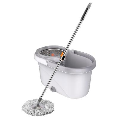 China Sustainable Sobam Customized Color Fashion Adjustable Cleaning Magic Mop With Spin Easy And Bucket Floor Cleaning System for sale