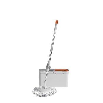 China Sustainable Best Selling 360 Spin Microfiber Floor Mop household floor cleaning rotatable flat mop with Bucket Set for sale