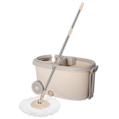 China Sustainable Sobam OEM 360 Degree Rotating Floor Mop and Bucket Set with Wheels for sale