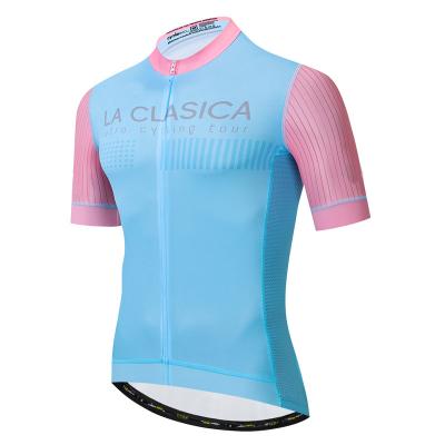 China Pro Team Sublimation Transfer Blank Bicycling Cycling Mountain Bike Cycling Jersey Summer Wear Antibacterial Shorts Sleeve for sale