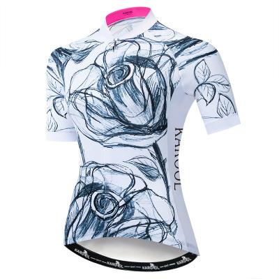 China Wholesale Karool Antibacterial Bike Jersey Custom Design Lightweight Breathable Female Cycling Clothing for sale