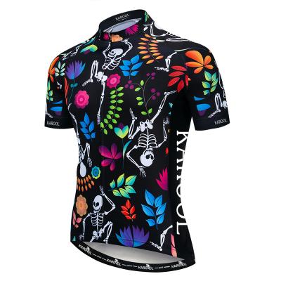 China Karool Antibacterial Mens Pro Cut Sleeve Cuff Road Mountain Bike Clothing for sale