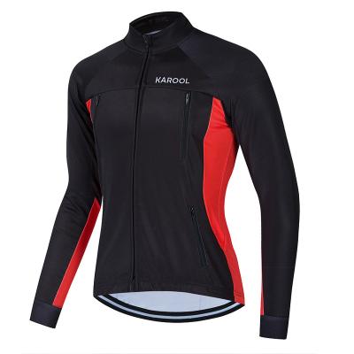 China Winter Jacket Antibacterial Windtex Jacket Custom Cycling Thermal Windproof Cycling Coat for sale