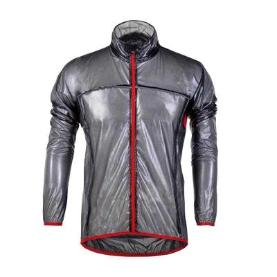 China Unisex Antibacterial Custom Recycling Rain Jacket Rain Coat Reflective Waterproof Cycling Jacket for sale