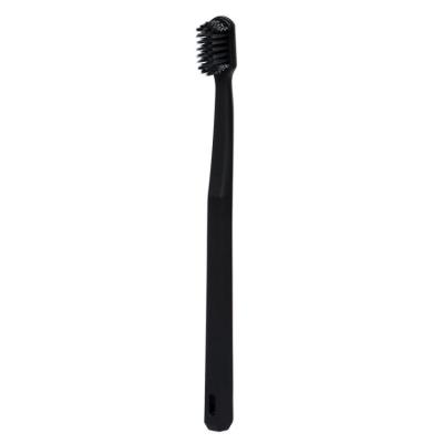 China Home Eco friendly  oem custom black adult white soft bristle toothbrush manufacturer for sale