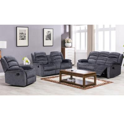 China ENVIRONMENTAL PROTECTION Reclining hot PU and recliner 3+2+1 6seaters WATERPROOF selling sofa set for living room for sale