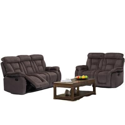 China Large Comfortable Custom Chair Reclining Portable Modern Simple Three-Seat Lucky Sofa for sale