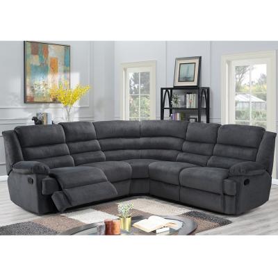 China Modern home furniture air 5 seater reclining corner sofa set suitable for living room recliner sofa for sale