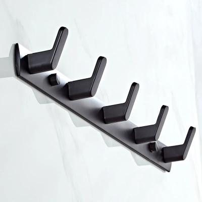 China Bathroom Viable Hole Free Door Coat Hanger Wall Hanging Hook Low Price Back Hook for sale