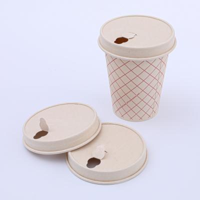 China Environmental 100% Biodegradable Biodegradable Paper Lids Cold / Hot Drink Coffee Paper Cup Lid Available for sale