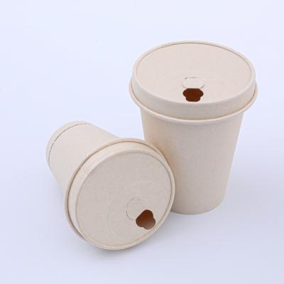 China Biodegradable Eco Friendly Disposable Custom Printed Hot Single And Double Wall Coffee Paper Cup With Lid for sale