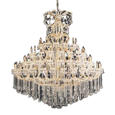 China Modern Custom Made Keyming Modern Hotel Large Gold Maria Theresa Luxury Crystal Chandelier for sale