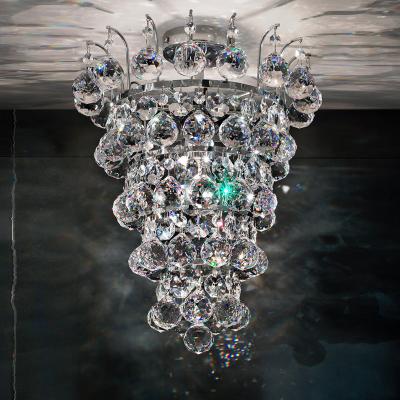 China 1 Modern Modern Light Crystal Chandeliers For Small Home Custom Modern Luxury K9 Crystal Wall Lamp for sale