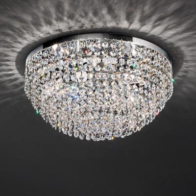 China modern luxury crystal ceiling light for living room for sale