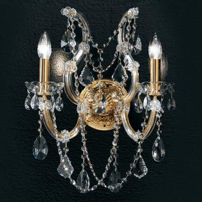 China Modern Design Hotel Bedside Modern Crystal Wall Sconce Light for sale