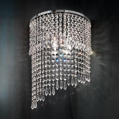 China Small Modern Modern Indoor Crystal Sconce Wall Light for sale