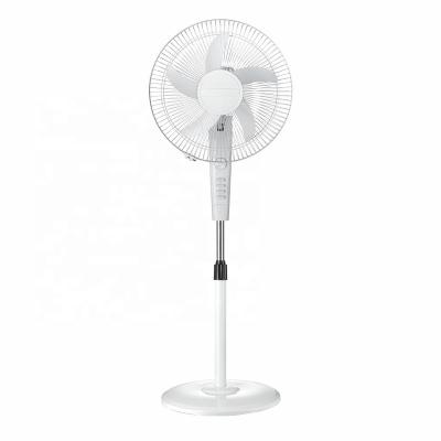 China Hotel OEM Factory Wholesale Price Floor Fan Home Use Plastic Control Knob Pedestal 16 Inch Blade Stand Cooling Fan for sale