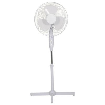 China Hotel New Arrival 2021 16 Inch Floor Strong Wing Electric Cooling Air Stand Fan Lower Noise For Bedroom for sale