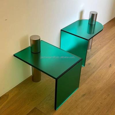 China Jiacheng Adjustable Wholesale New Design Furniture Colored Acrylic Coffee Table (Other) for sale