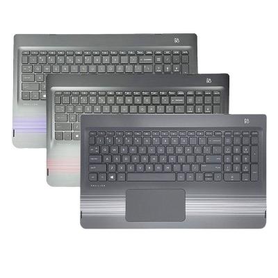 China SP/US/UK/RU/AR/FR Plastic Keyboard for HP Pavilion X360 15-BK TPN-W114 Laptop Palmrest Keyboard Top Cover Russian Touchpad 854823-251 for sale