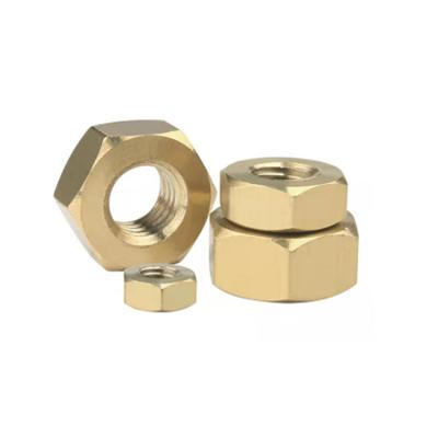 China Heavy industry factory direct supply brass hex nuts hex nuts with competitive price for sale