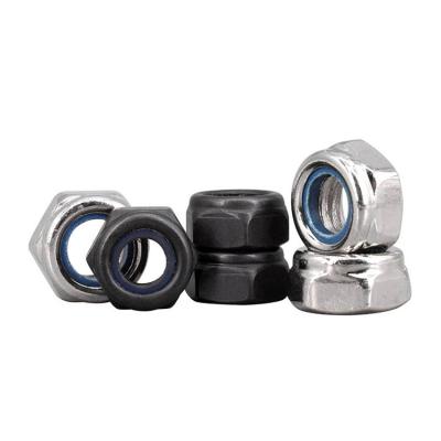 China Heavy Industry Factory Direct Nylon Din982 M6-M30 Inster Hex Flange Nylon Lock Nut for sale