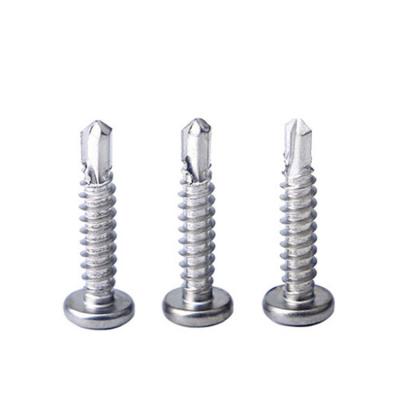 中国 Factory Direct High Quality Pan Screw Stainless Steel Cross Recessed Pan Round Head Self Talling Screw Chicago Screw 販売のため