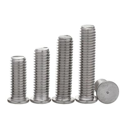 China Manufacturer Stainless Steel M4 M5 M6 M8 M10 1/4 spot welding screw factory 5/8 spot welding screw Te koop