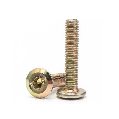 China M8 Hex Socket Head Screw Cabinet Male And Female Hexagon Connecting Flat Head Socket Screws For Furniture zu verkaufen