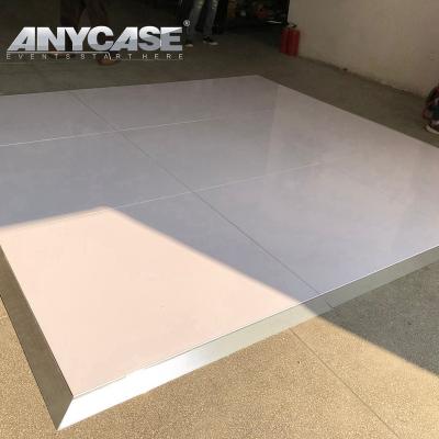 China White Dance Floor Latest Matte White Glossy White Super Events Church Easy Portable Dance Floor for sale