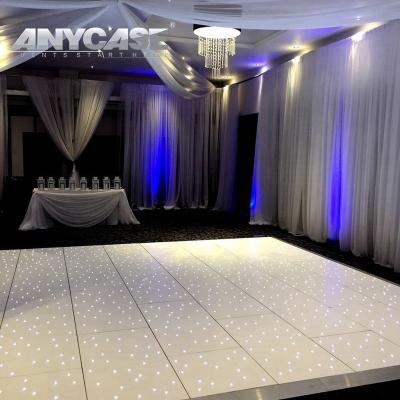 China Event & Wedding Starlight 16x16ft Running Red Conference Light Weight Starlit Dance Floor Led For Wedding Rentals for sale