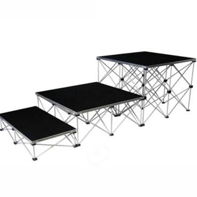 China Anycase Movable Smart Flexible Stage Platform Podium De Concert DJ Lighting Truss Stage For Sale 4x4ft for sale