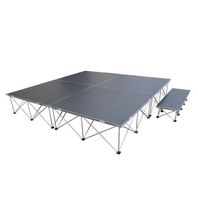 China Portable School Choral Riser Stage 1.22x1.22m DJ Stage Event Equipment For Sale 4x4ft for sale