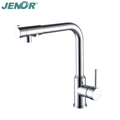 China Modern Chrome Plated Brass Kitchen Faucet 3 Way Water Purifier Faucet Kitchen Faucet Kitchen Faucet for sale