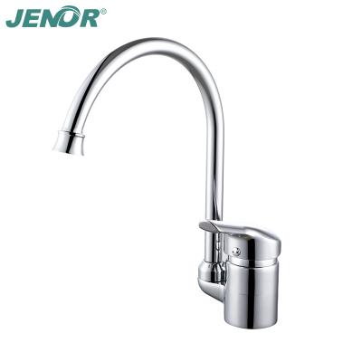 China Modern High Quality Handmade Kitchen Single Faucet Device Water Saving Hot And Cold Handle Sink Faucet for sale