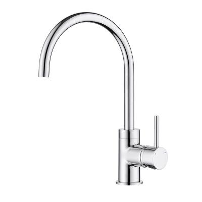 China Hot And Cold Selling Thermostatic Kitchen Faucets Hot Moment Faucet Single Handle Brushed Nickel Kitchen Faucet for sale