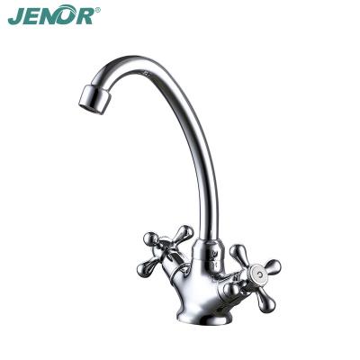 China New 5013A New Deck Mount Dual Handles Speed ​​Mount Thermostatic Modern High Quality Kitchen Faucet Double Handle Faucet for sale