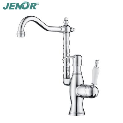 China Modern Modern Chrome Plated Brass Kitchen Faucet Mixer Tap With Foam Dish Soap Dispenser For Kitchen Sink for sale