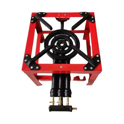 China Wholesale High Quality Portable Cheap Red Powder Coated Gas Hotel Stoves Hotel Gas Stove for sale