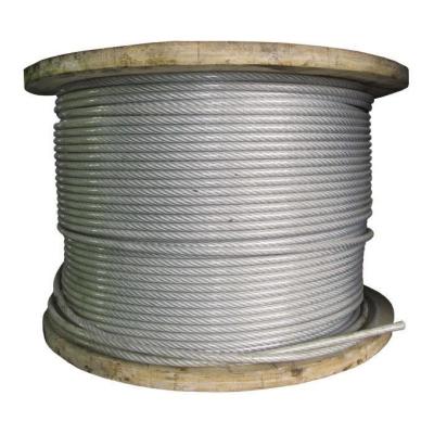 China Rope 6x19+fc galvanized steel wire rope 6mm for sale