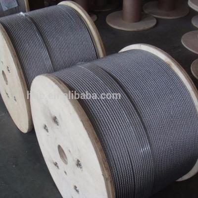 China Rope 14mm ungalvanized steel wire rope for sale