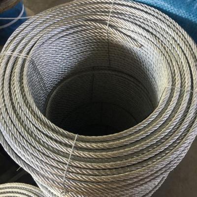 China Rope Galvanized Steel Wire Rope 6x19+FC For Roll for sale