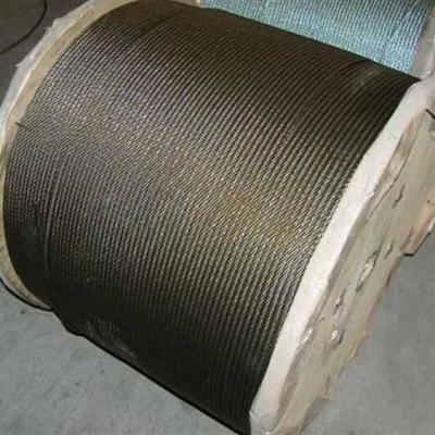 China For Vertical Shaft Hoisting Steel Wire Rope Galvanized 13mm 35x7 Non Rotating for sale