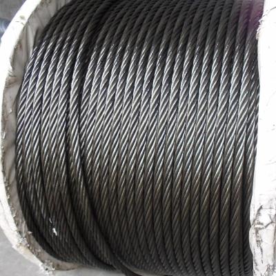 China Superior Steel Wire Rope Manufacturer High Carbon Steel 8x19 Ungalvanized Rope for sale