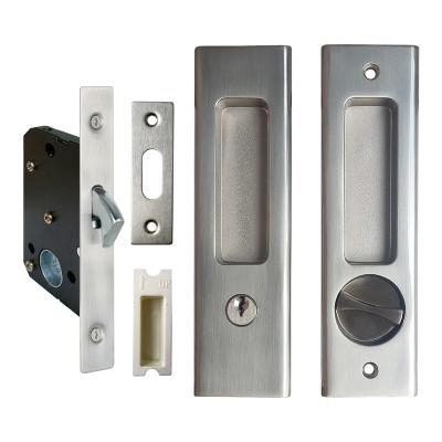 China Matte Black Door Keys and Handle High Quality Zinc Alloy for Sliding Door Wood, Door Locks Handle for sale