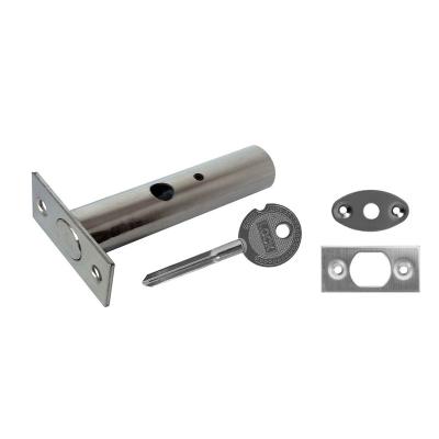 China Flush Door Stainless Steel Door Security Tubewell Mortise Lock Bolt Concealed Key Set Cross for sale